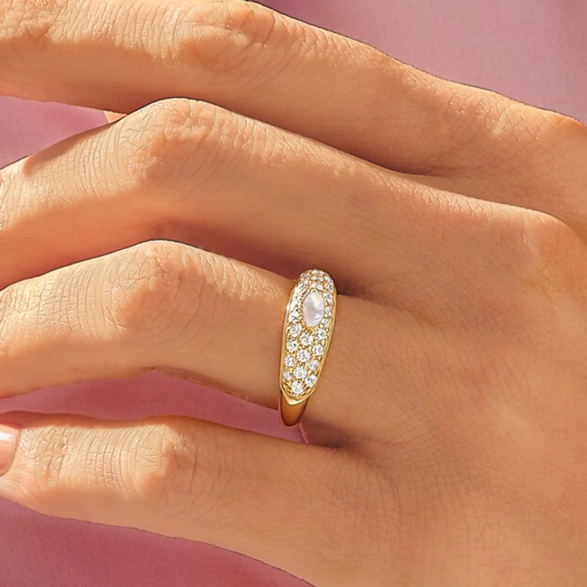 Handcrafted Ashes Ring: Everlight Remembrance