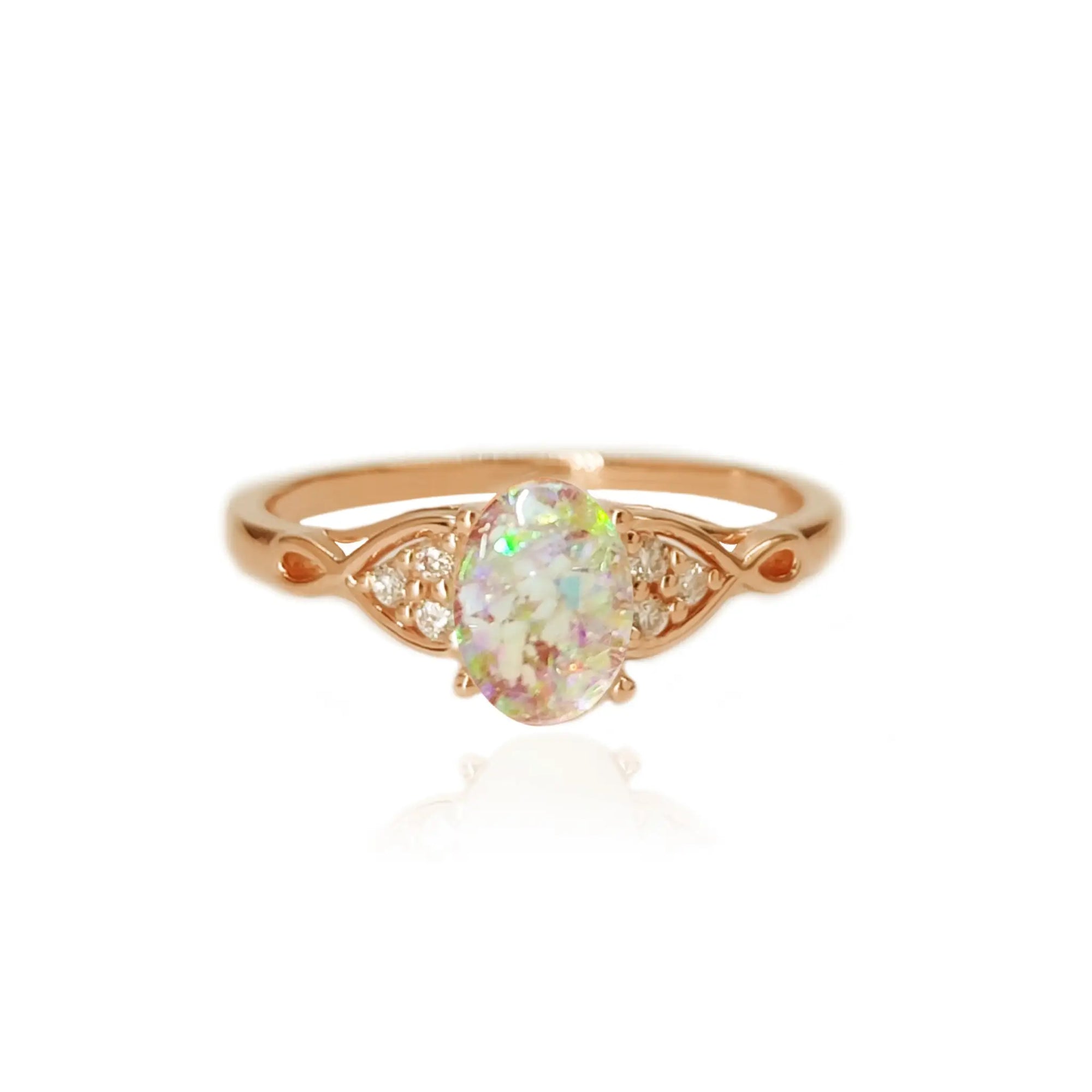 Evermore Essence: Love-Inspired Ashes Ring