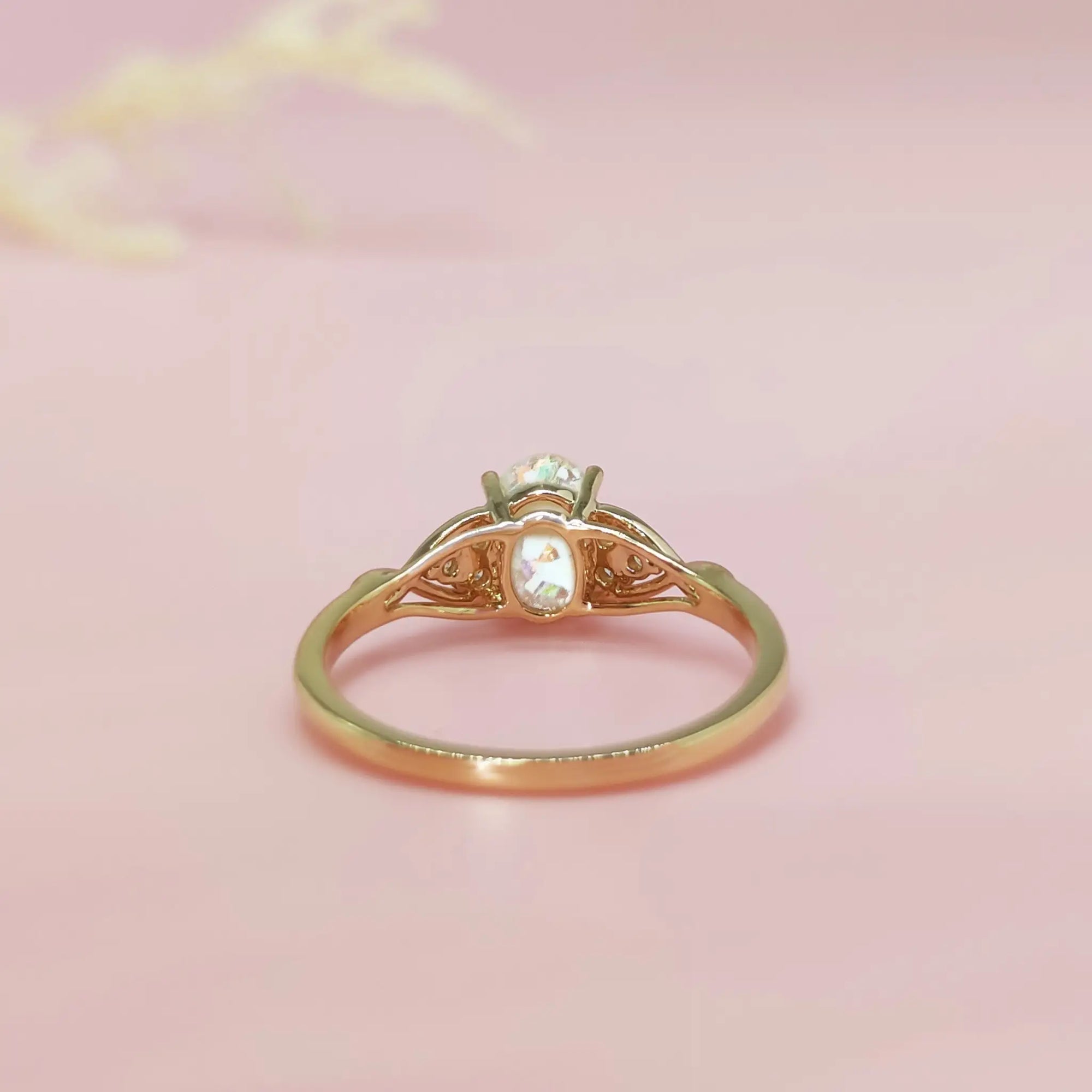 Evermore Essence: Love-Inspired Ashes Ring