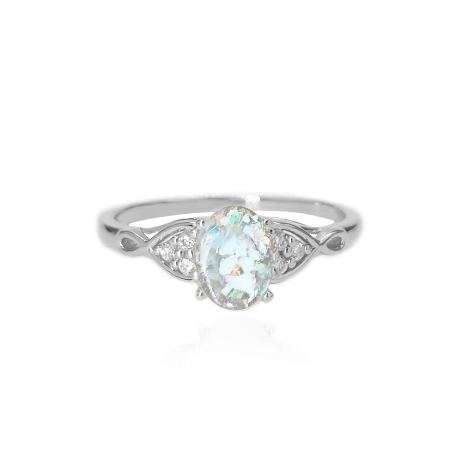 Evermore Essence: Love-Inspired Ashes Ring