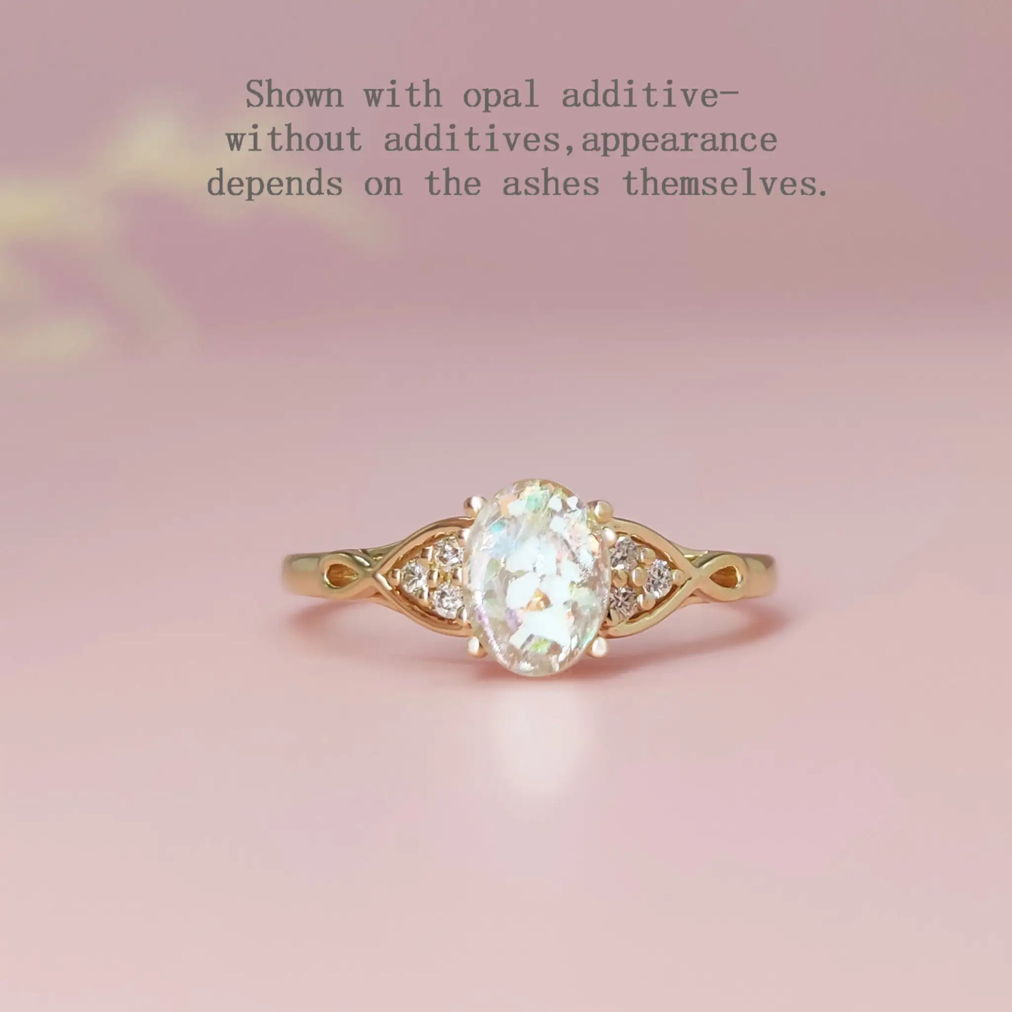 Evermore Essence: Love-Inspired Ashes Ring