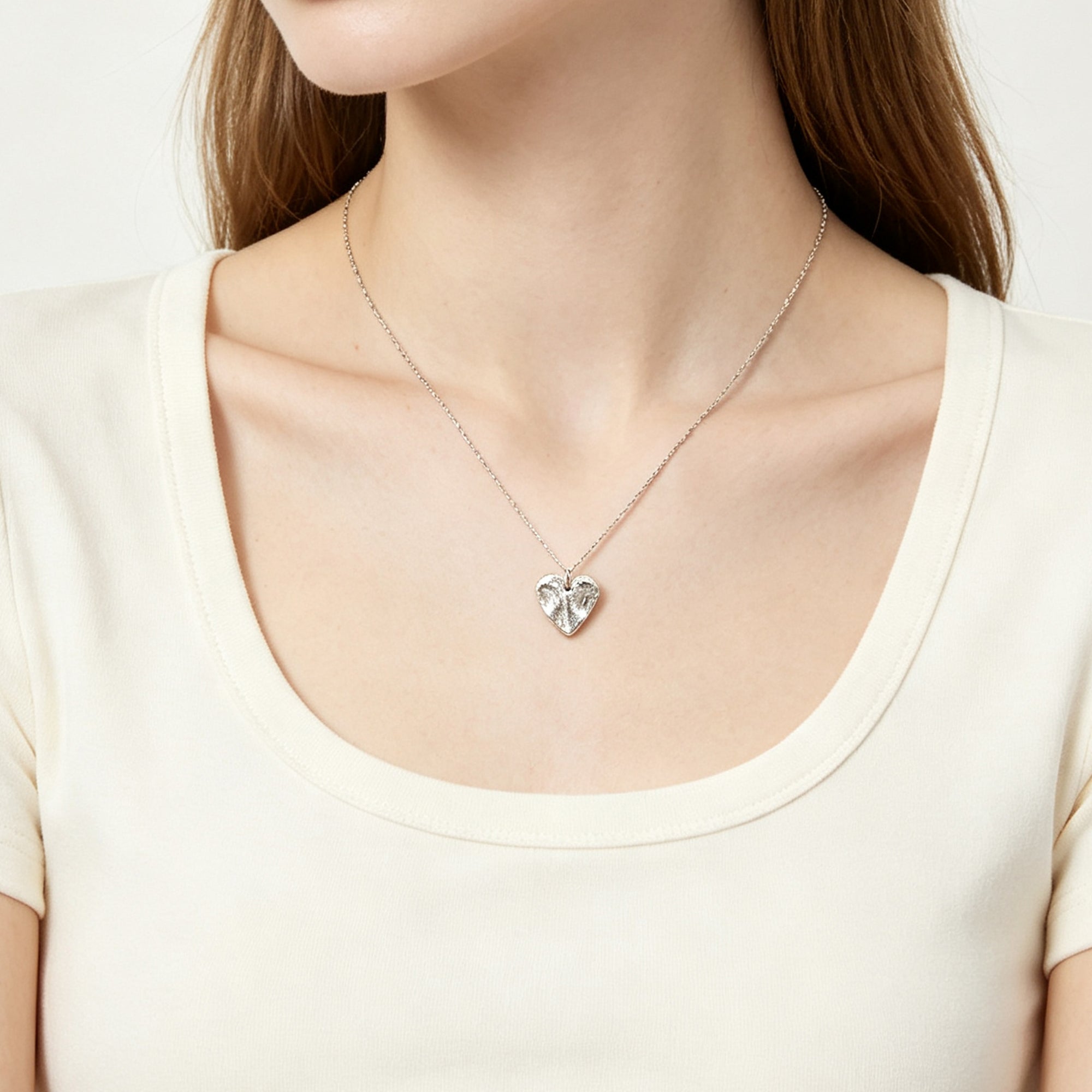 Silver Clay Keepsake Jewelry DIY  KIT-- Pet Nose Print Necklace