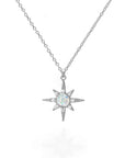 Radiant Sun Ashes Necklace - Memorial Keepsake Jewelry