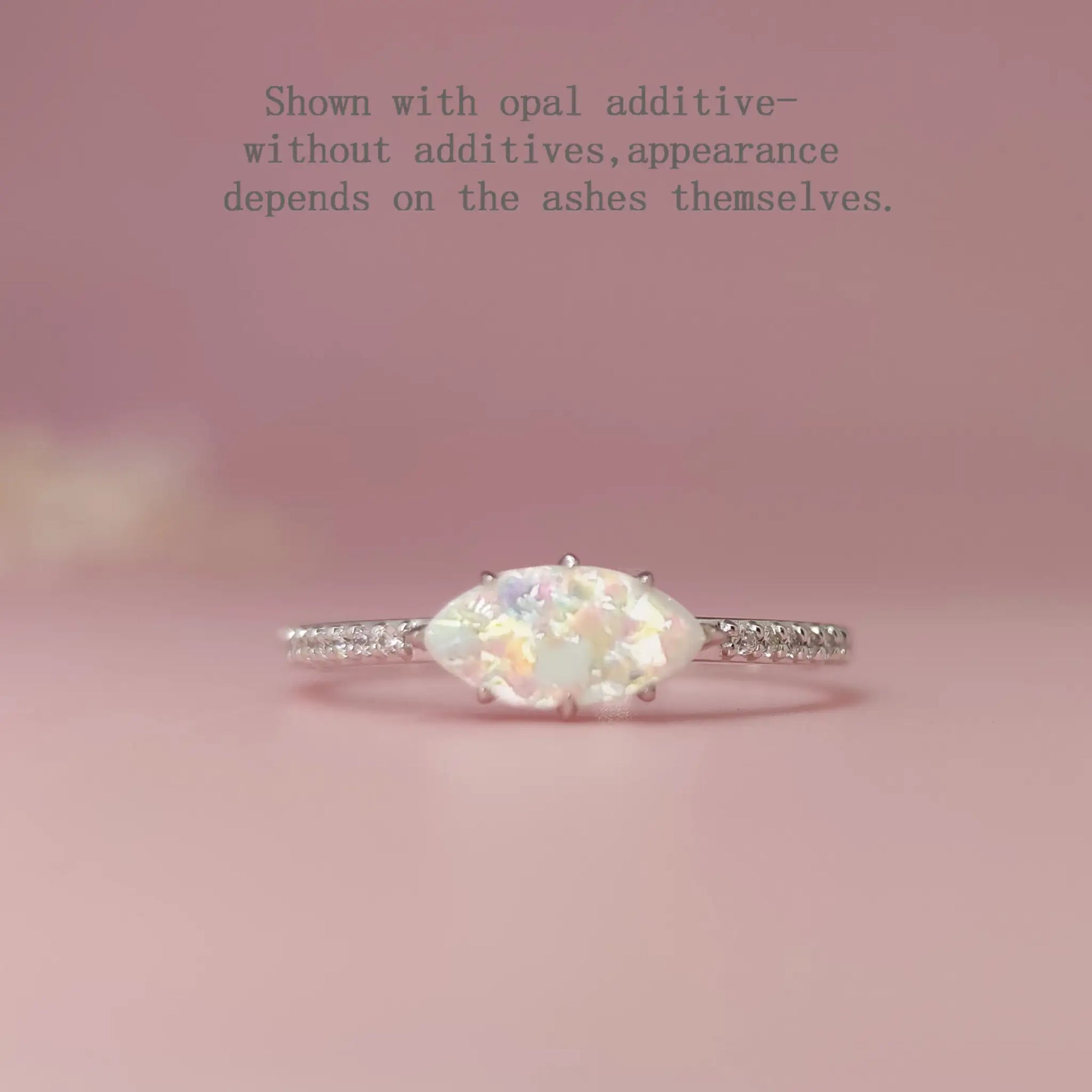 Love&#39;s Glow: Custom Ashes Ring for Lasting Memories