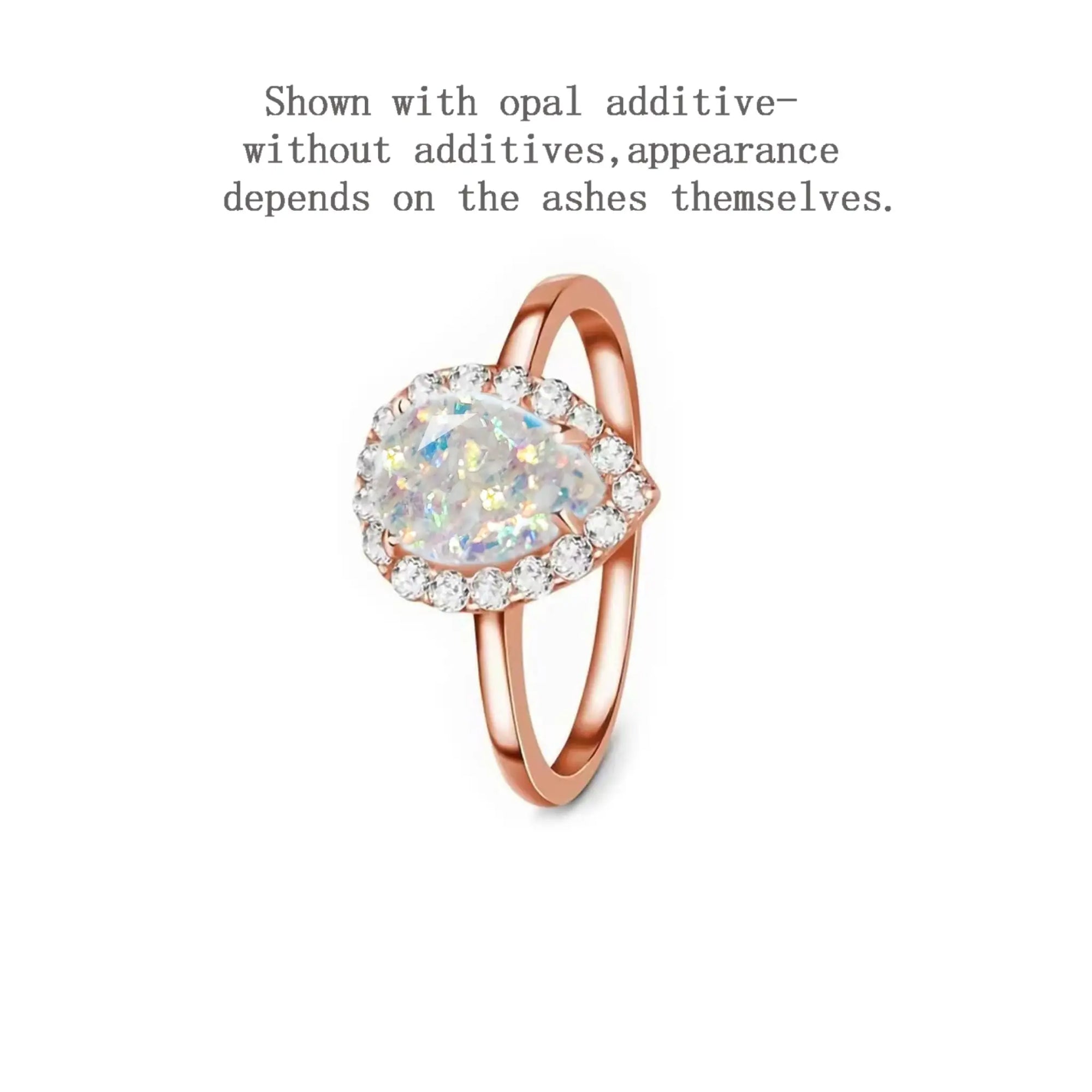 Heartfelt Remembrance Ashes Ring Gift for Loved Ones