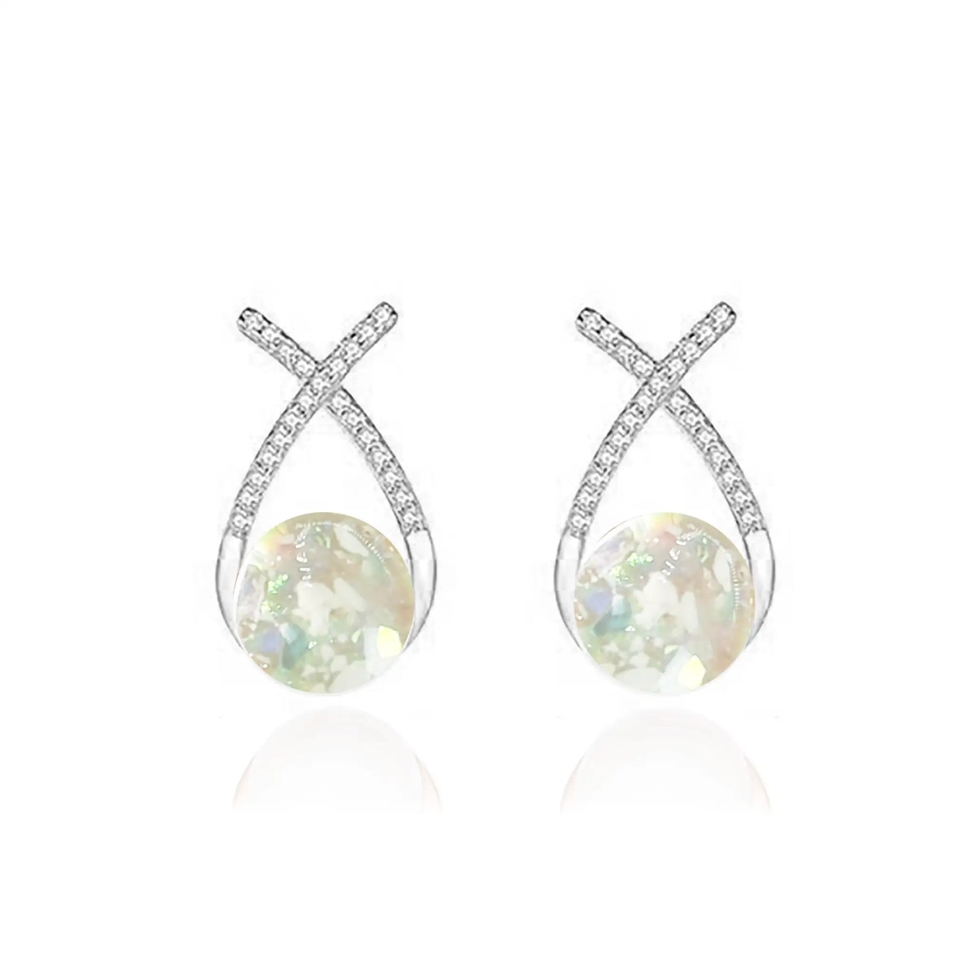 Eternal Love: Infinity Embrace Ashes Earrings