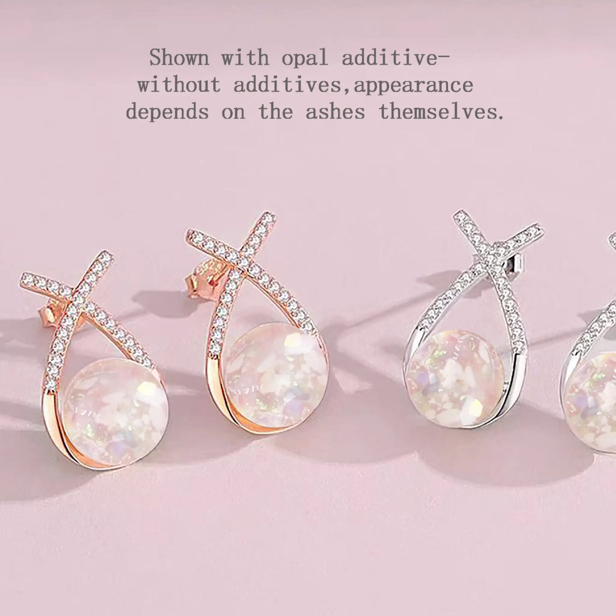 Eternal Love: Infinity Embrace Ashes Earrings
