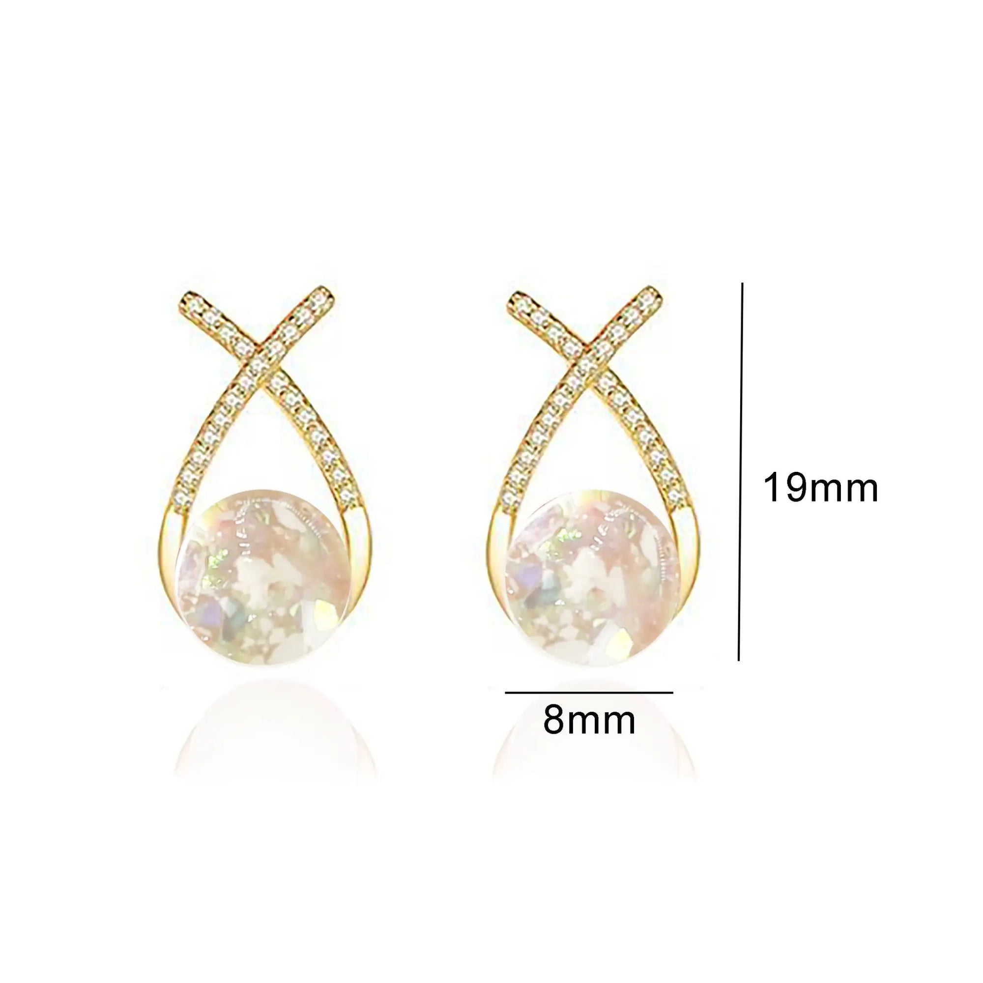 Eternal Love: Infinity Embrace Ashes Earrings