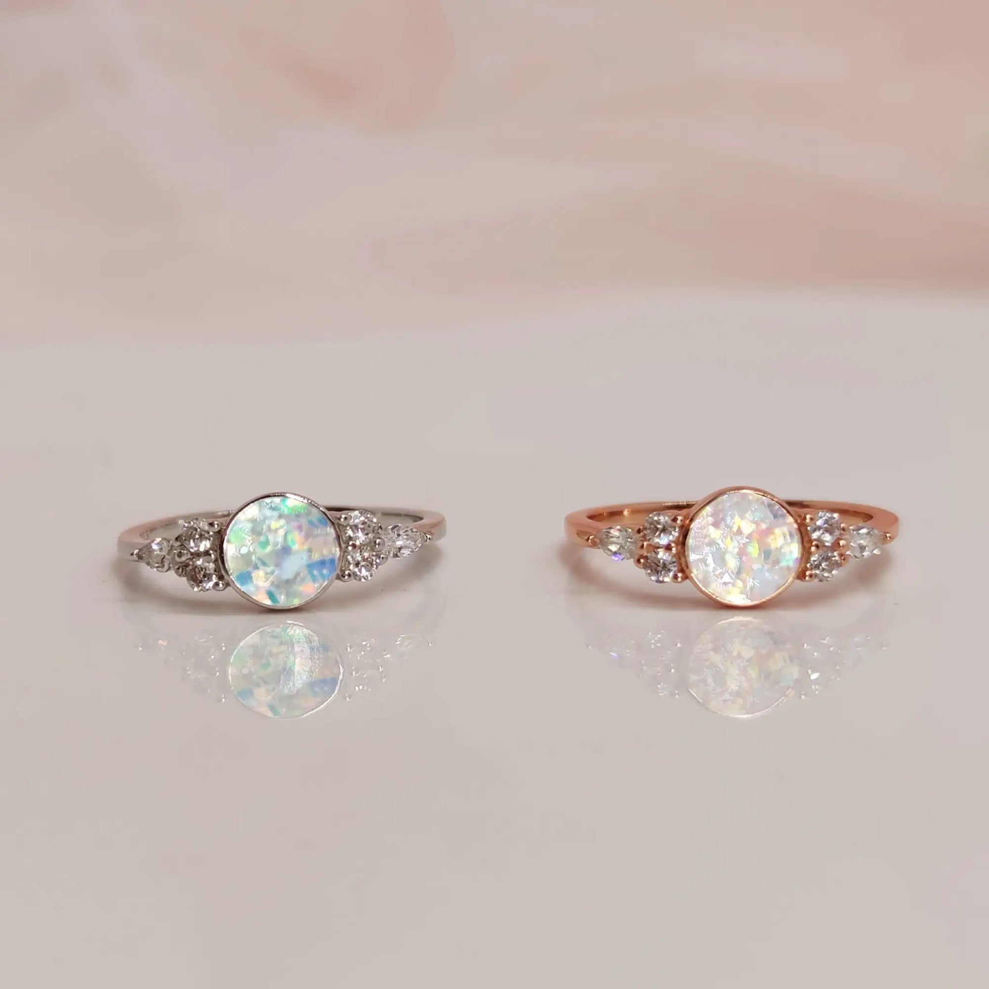 Personalized Ashes Solid Gold Ring | LactaGems