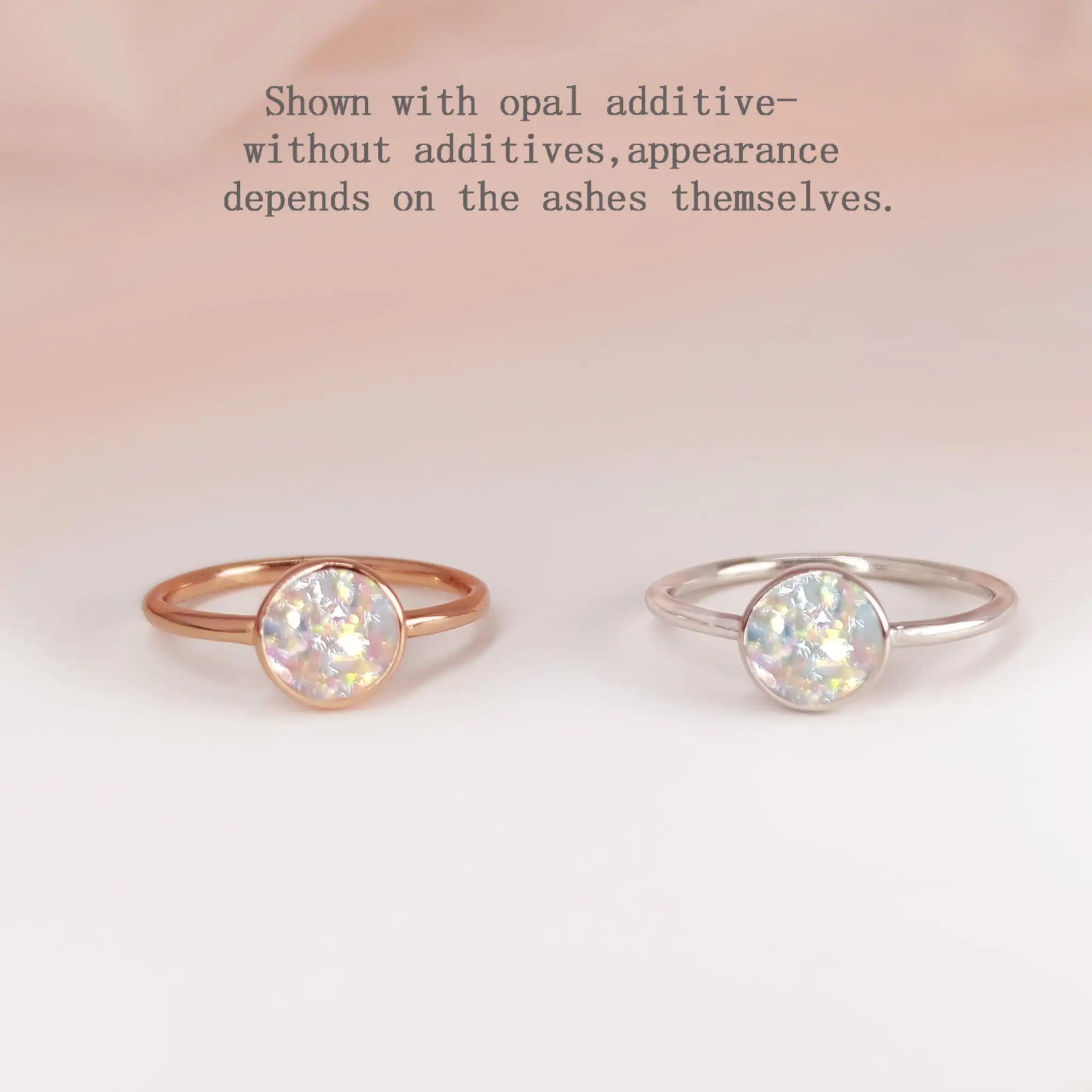 Love’s Embrace: Elegant Ashes Ring