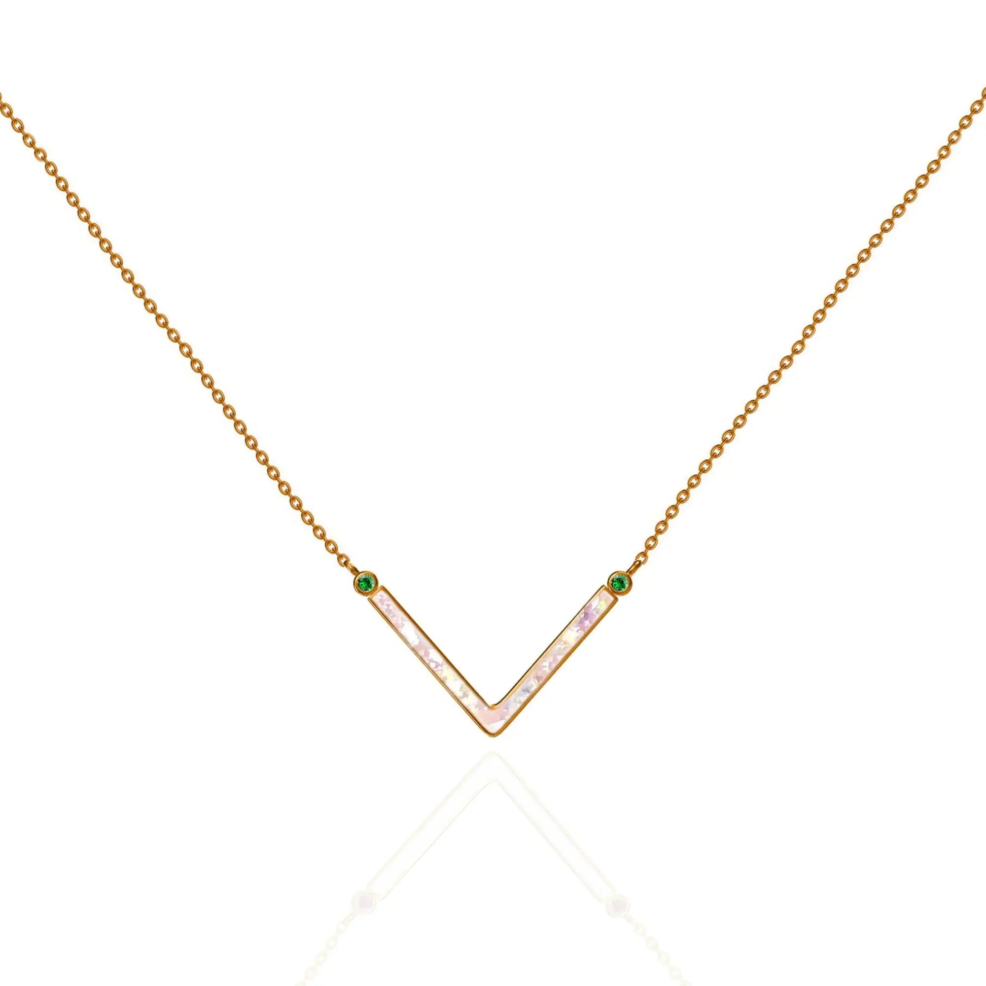 Love's Embrace: Birthstone Ashes Necklace