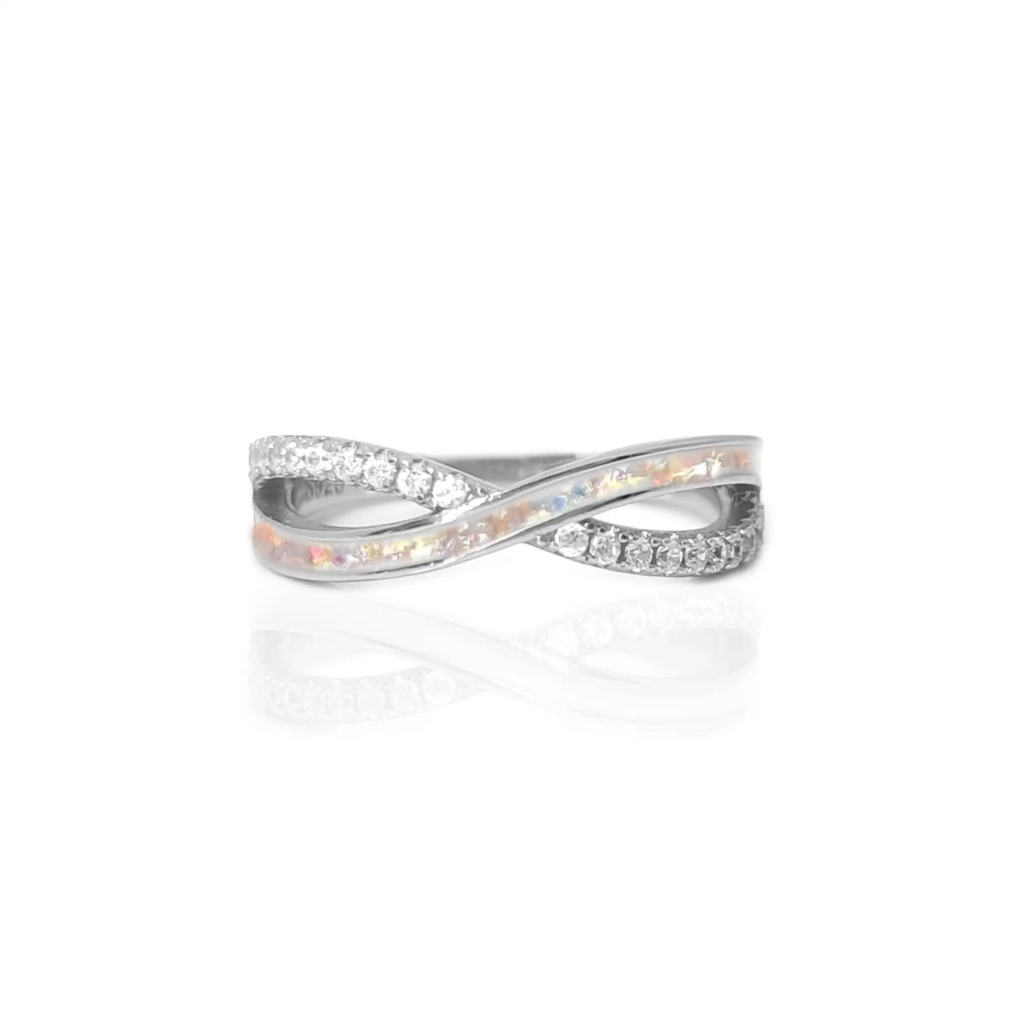 Personalized Infinity Ashes Ring - A Unique Keepsake