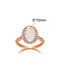 Luminous Aura: Elegant Memorial Ashes Ring