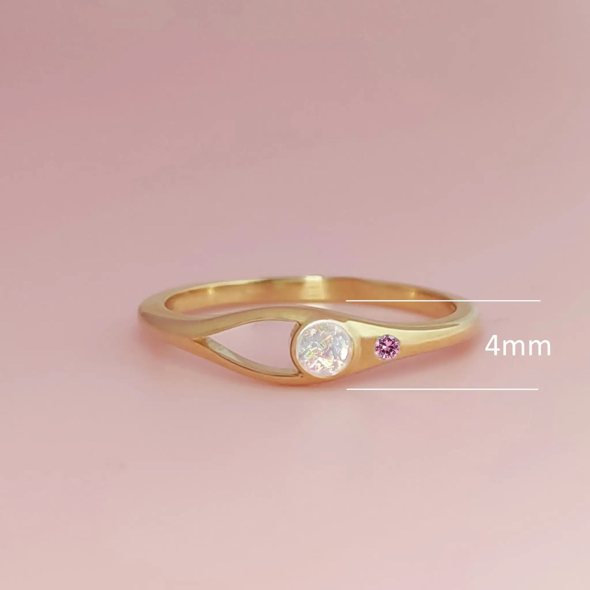 Eternal Love Gold Ashes Ring