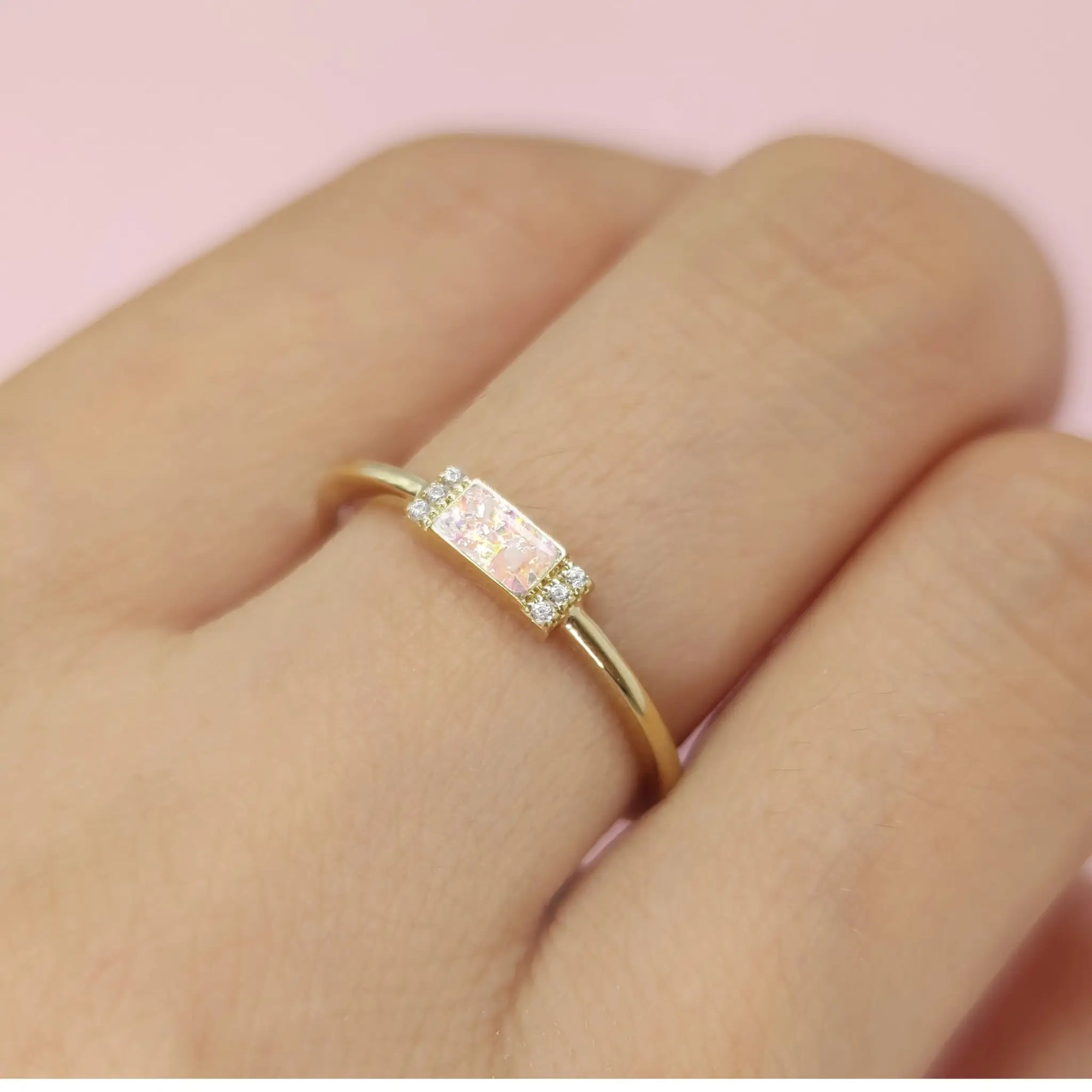 Personalized Ashes Ring for Lasting Remembrance