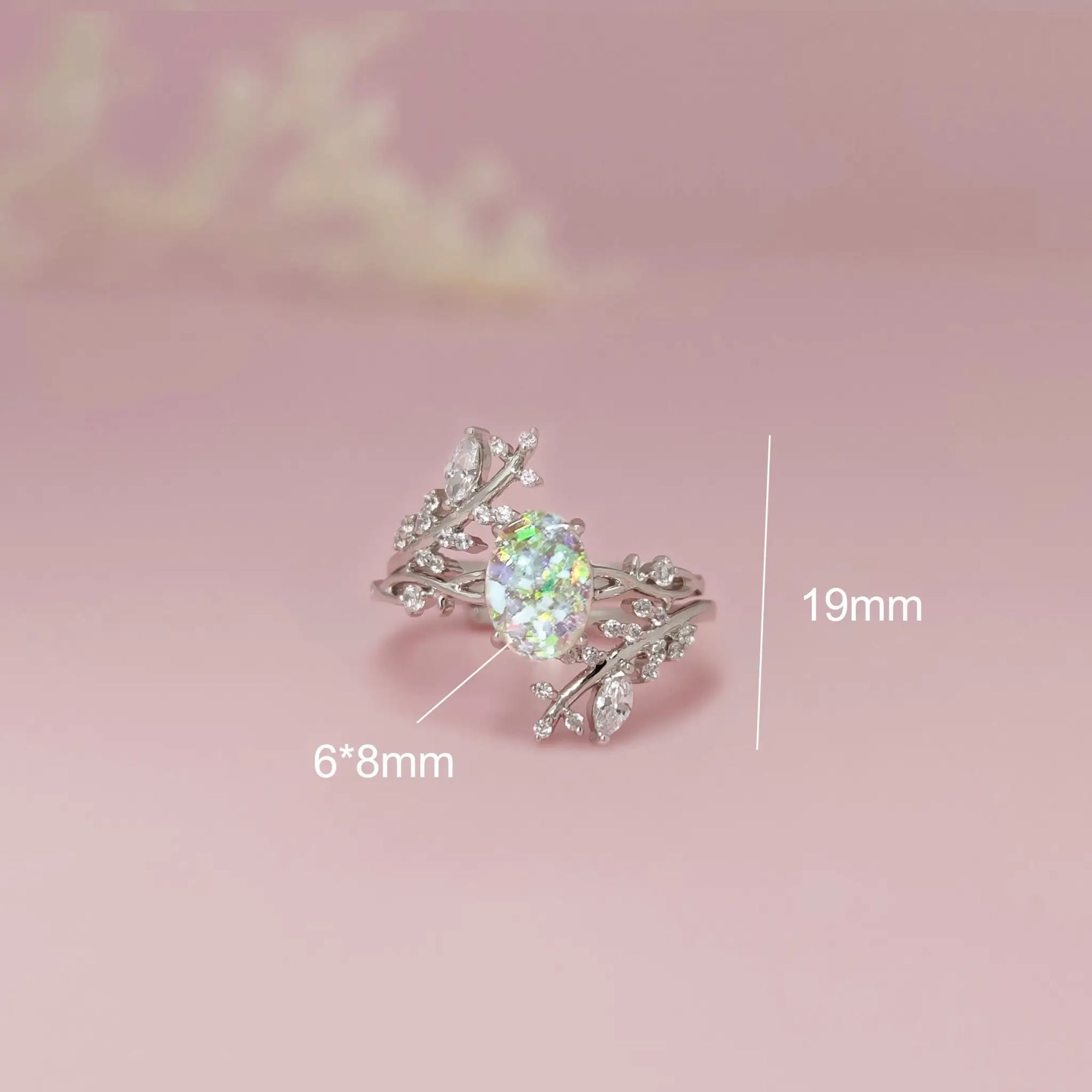 Moonlit Grove Ashes Ring: A Love Beyond Time