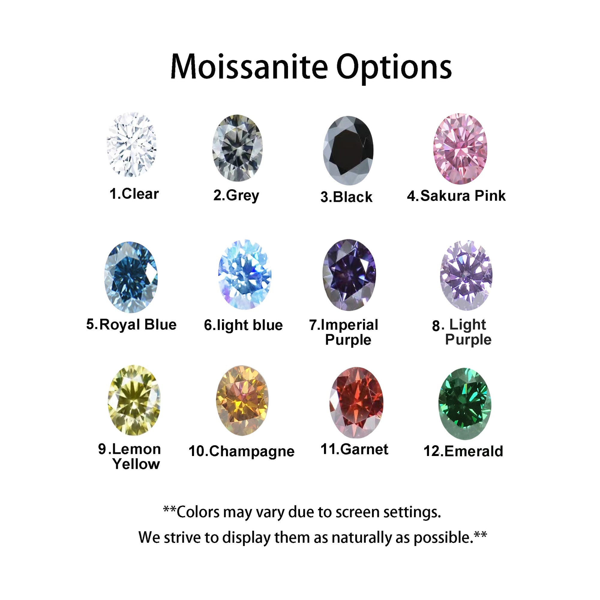 Serene Light: Oval Moissanite Ashes Ring