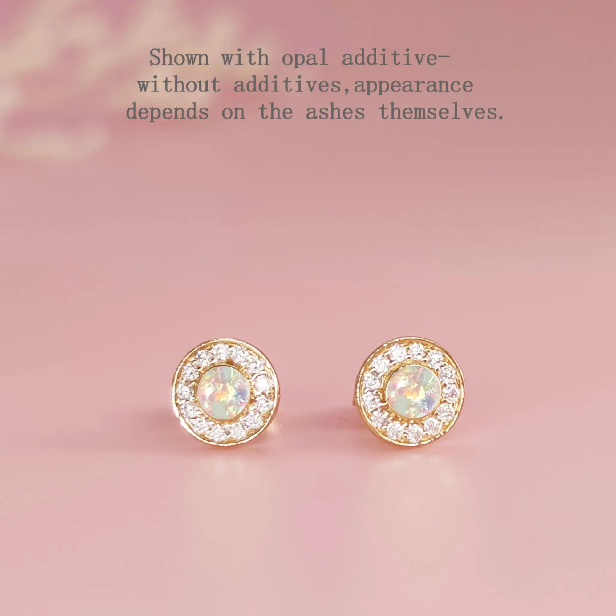 Gifts of Remembrance: Radiant Halo Ashes Earrings