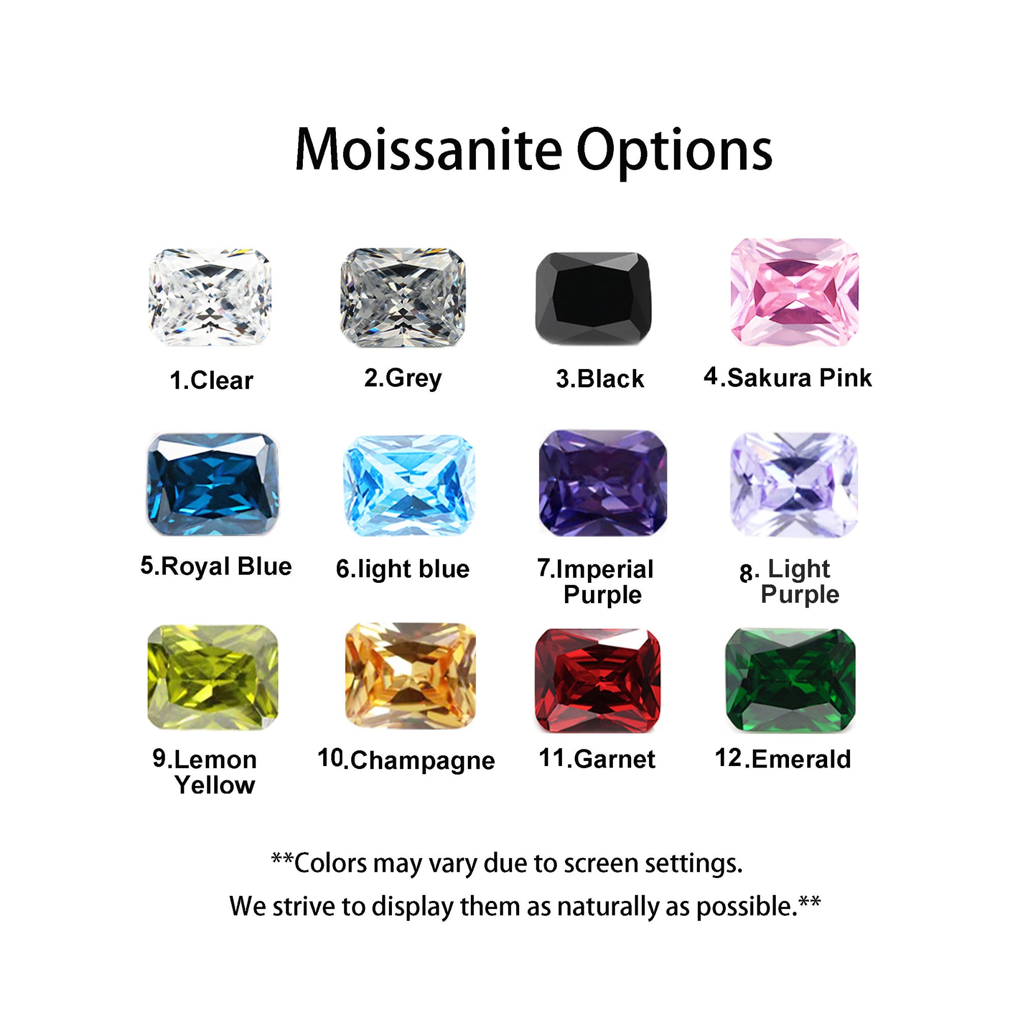 Twilight Whisper: Radiant Cut Moissanite Ashes Ring