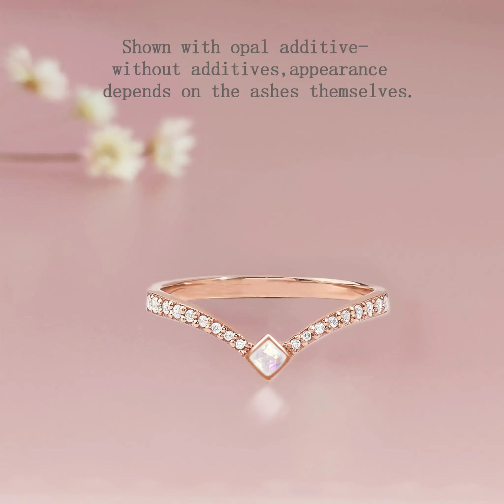 Personalized Ashes Ring - A Remembrance Keepsake