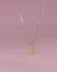 Serenity Droplet: Ashes Necklace gold-ashes-necklace-0-链子一体