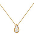 Serenity Droplet: Ashes Necklace gold-ashes-necklace-0-链子一体
