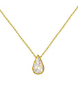 Serenity Droplet: Ashes Necklace gold-ashes-necklace-0-链子一体