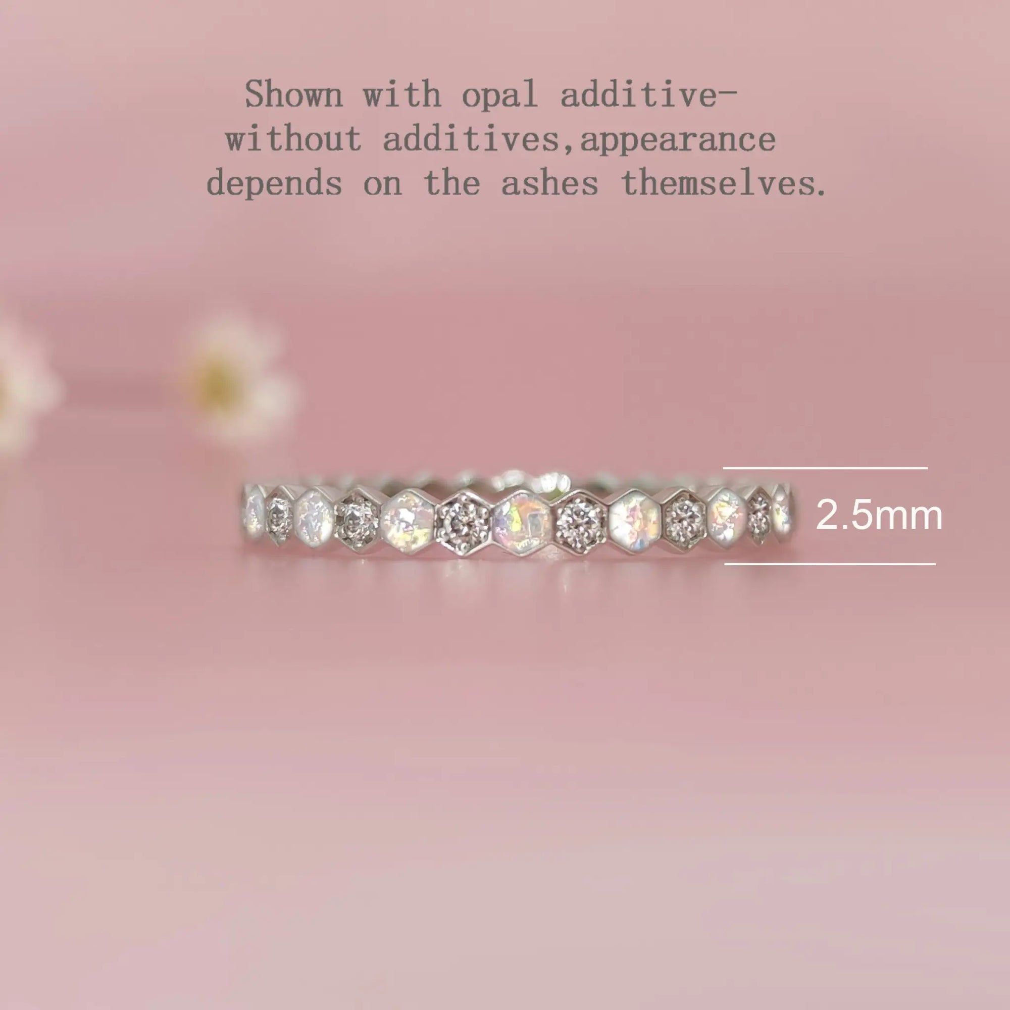 Love &amp; Memories: Honeycomb Ashes Ring