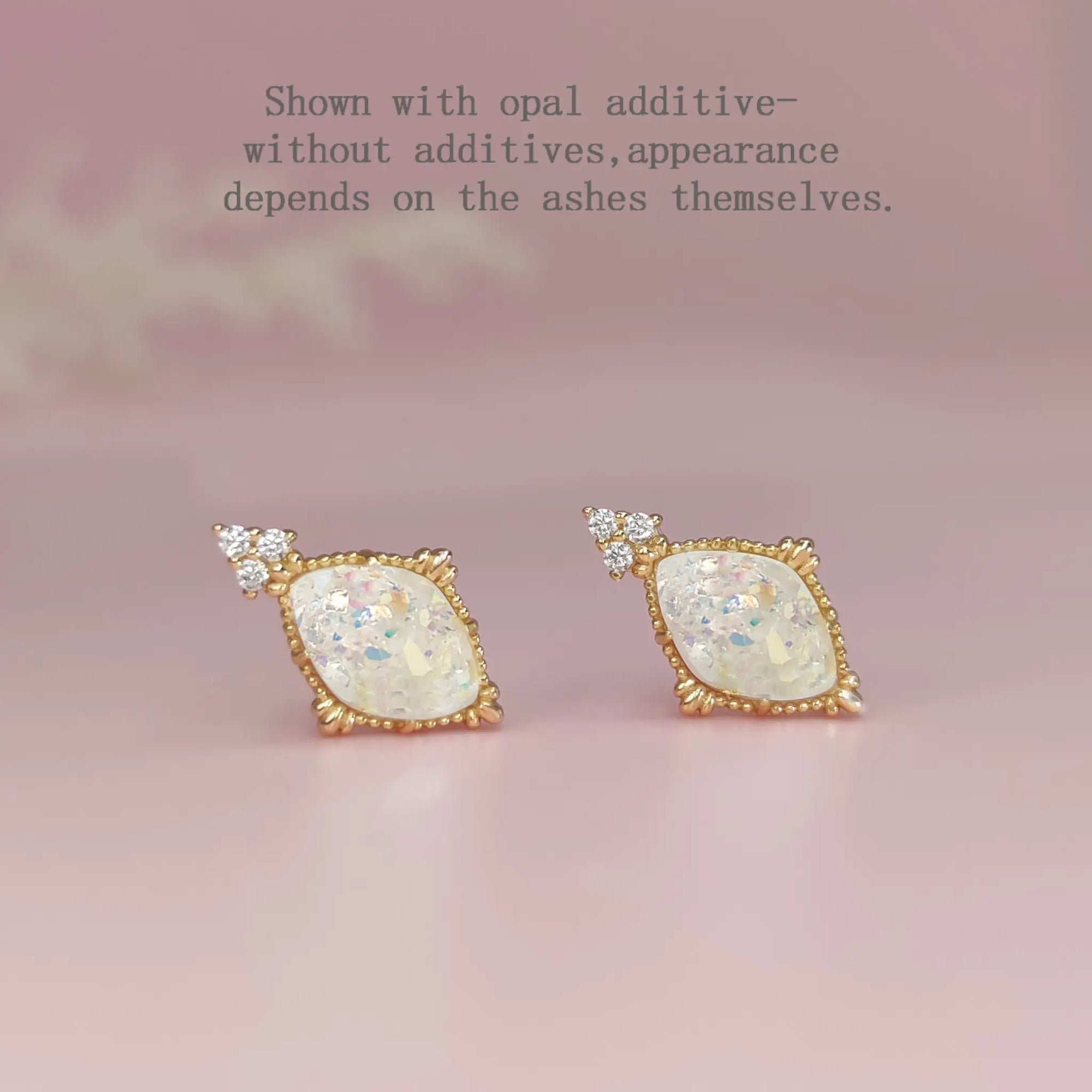 Personalized Celestial Ashes Memory Earrings