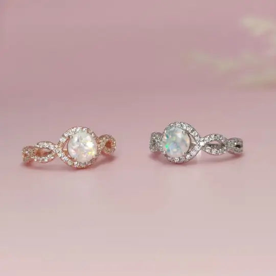 Eternal Love Ashes Ring for Cherished Memories