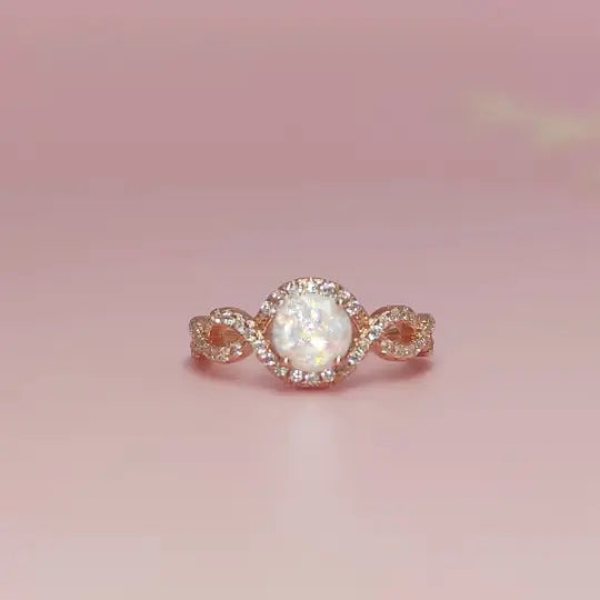 Eternal Love Ashes Ring for Cherished Memories