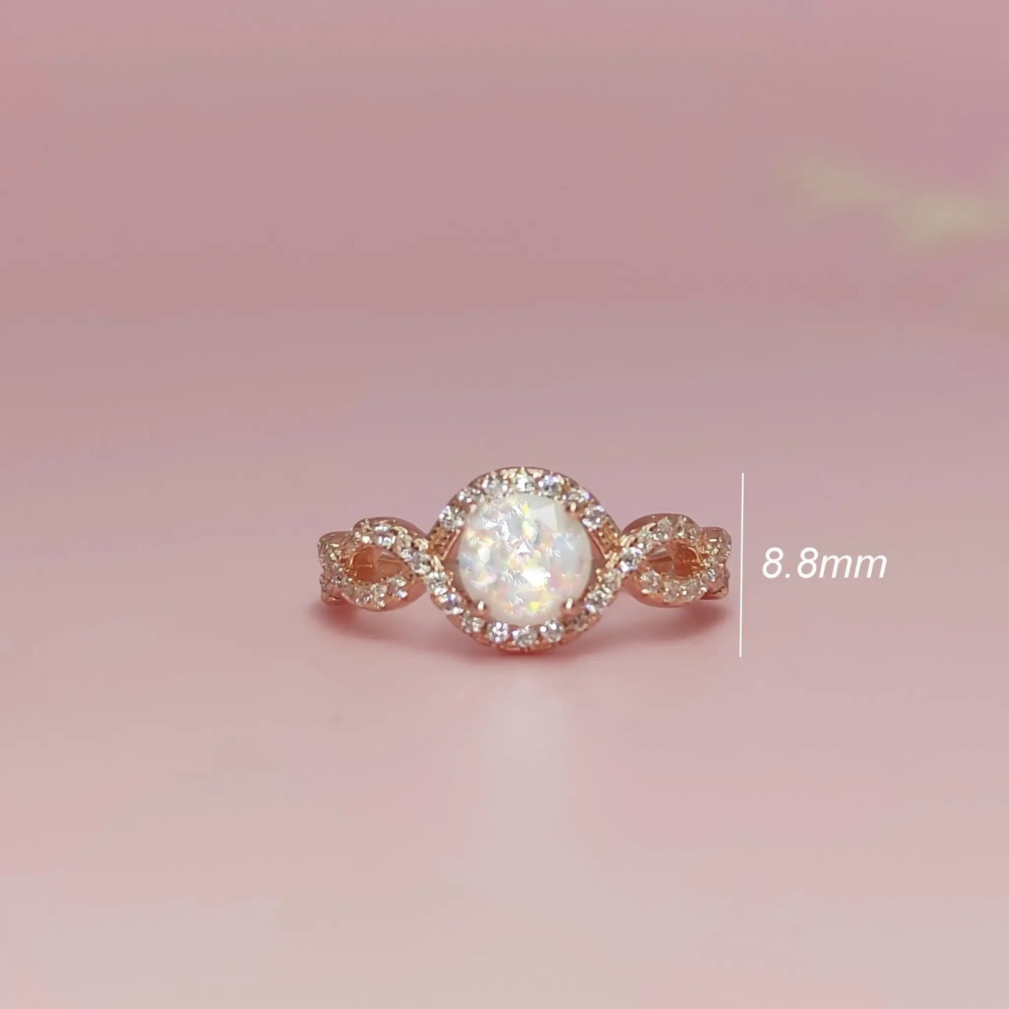 Eternal Love Ashes Ring for Cherished Memories