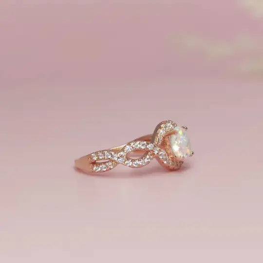 Eternal Love Ashes Ring for Cherished Memories