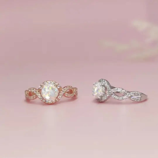 Eternal Love Ashes Ring for Cherished Memories