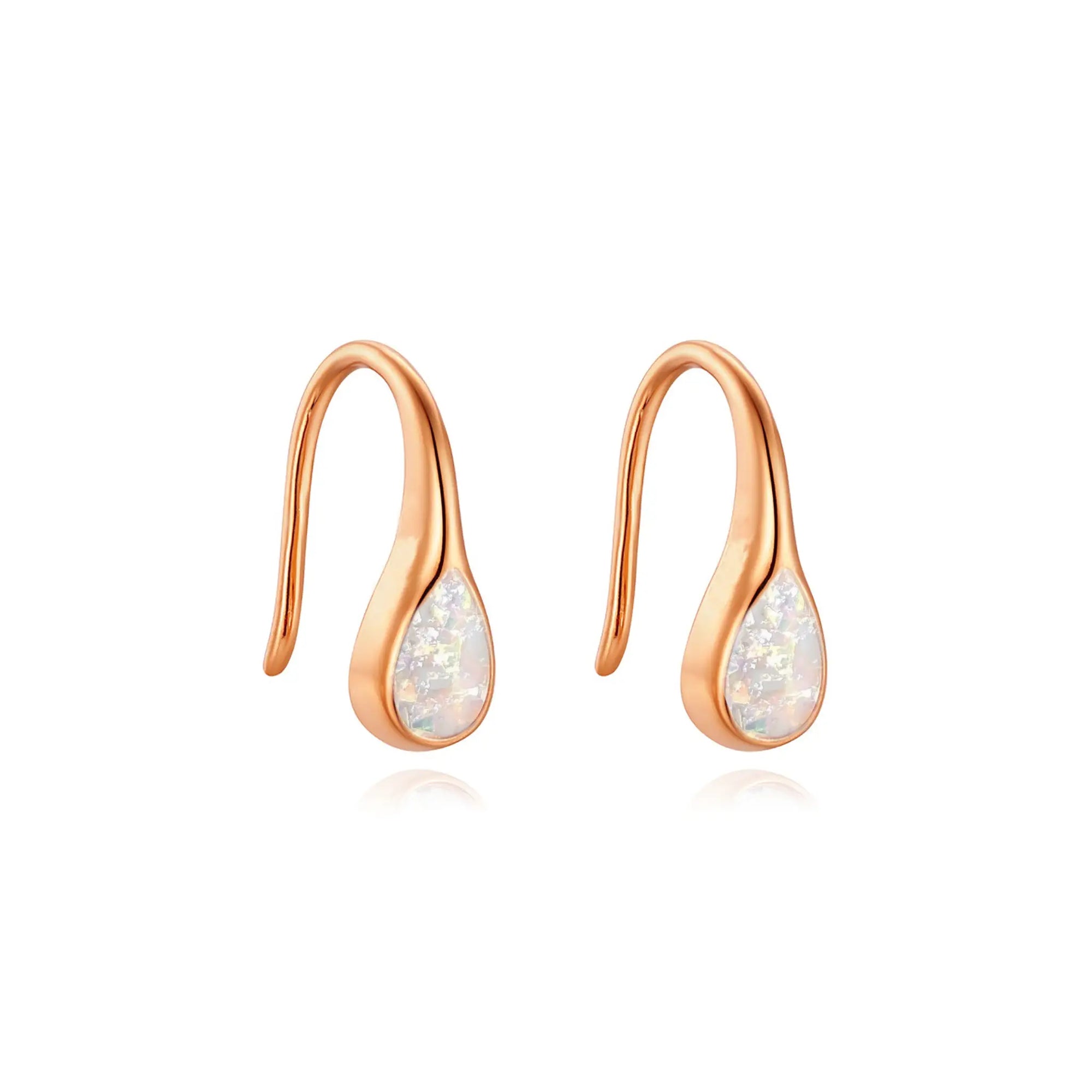 Personalized Teardrop Elegance Ashes Earrings