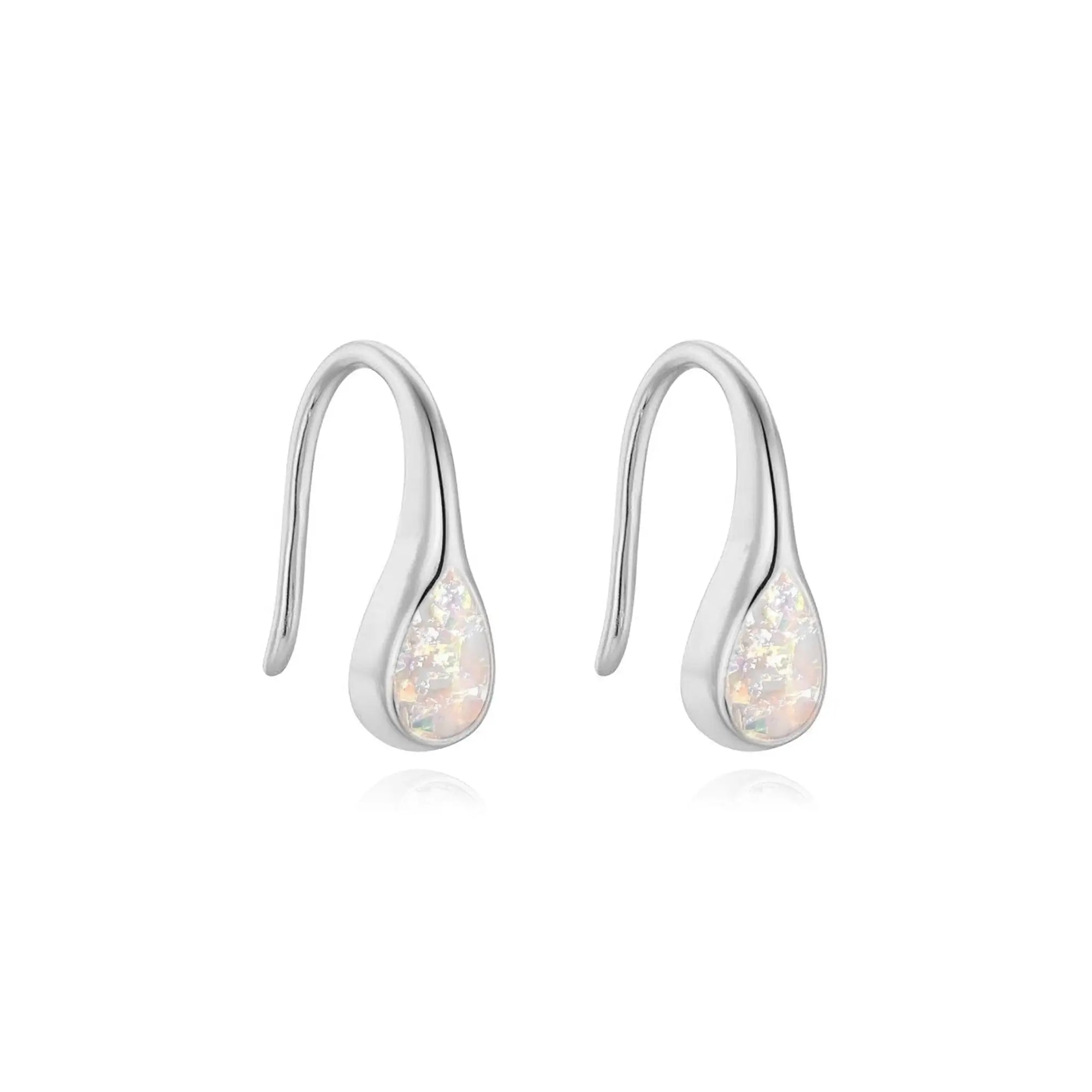 Personalized Teardrop Elegance Ashes Earrings