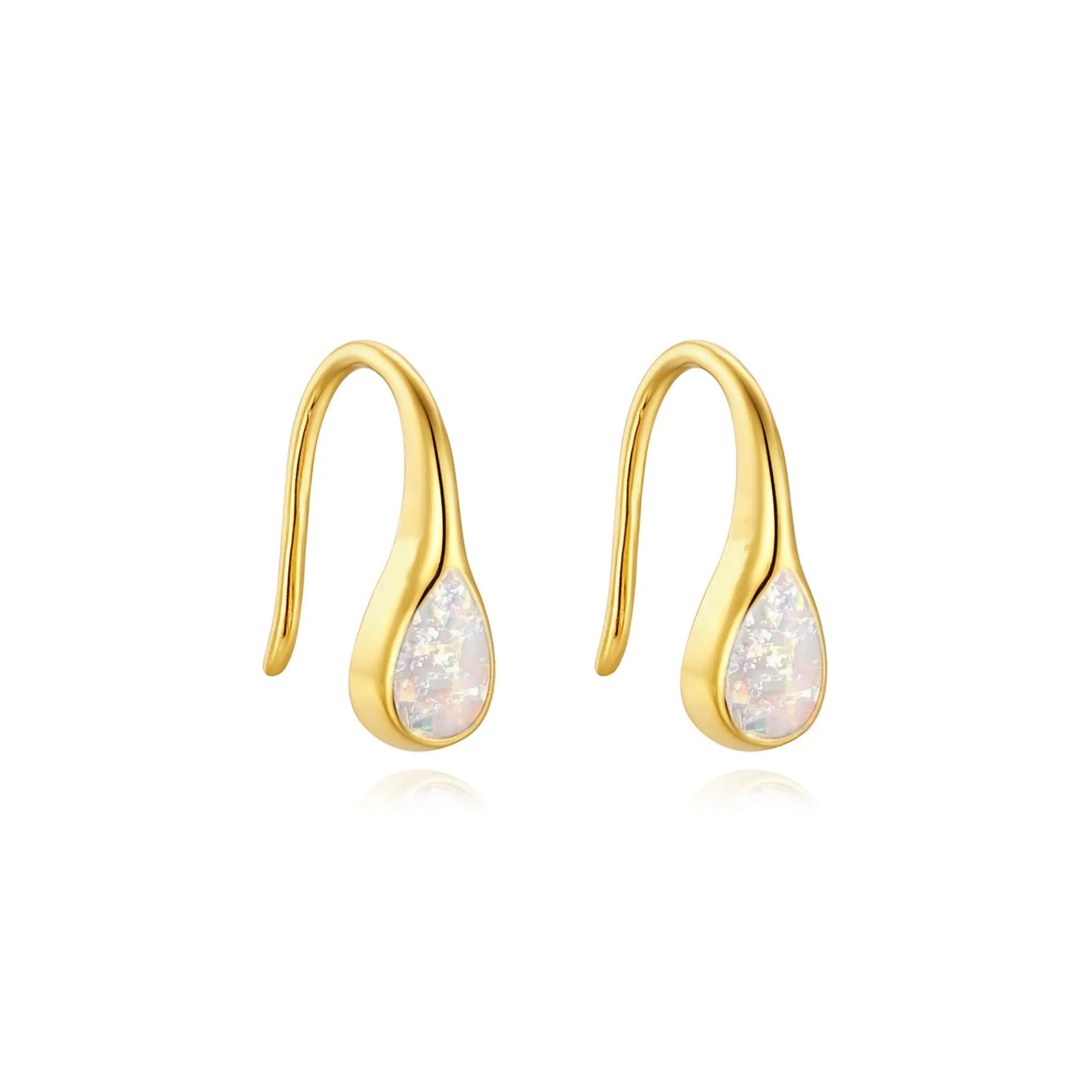 Personalized Teardrop Elegance Ashes Earrings