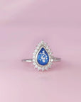 Tears of Remembrance: Elegant Ashes Ring of Love