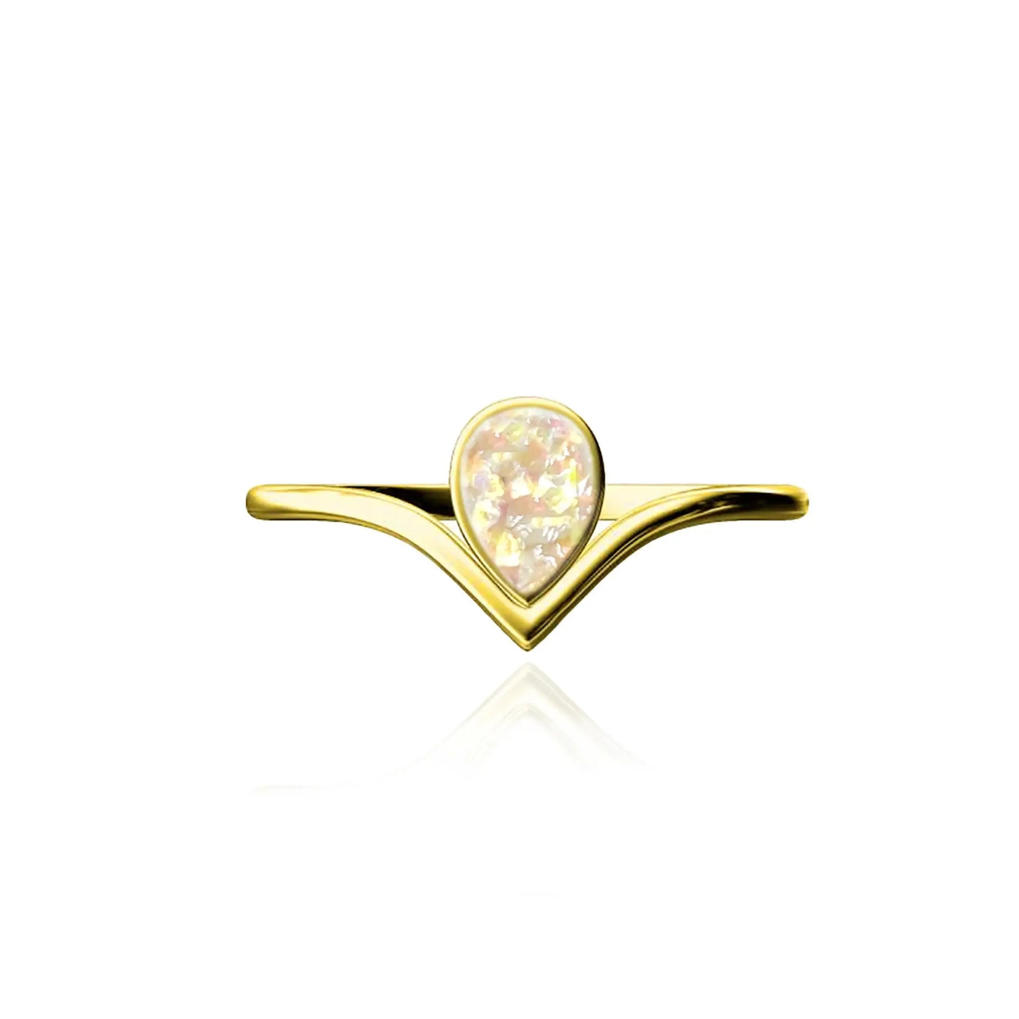 TenderDrop: Ashes Solid Gold Ring gold-ashes-ring-0